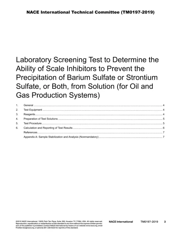 NACE TM0197-2019 pdf