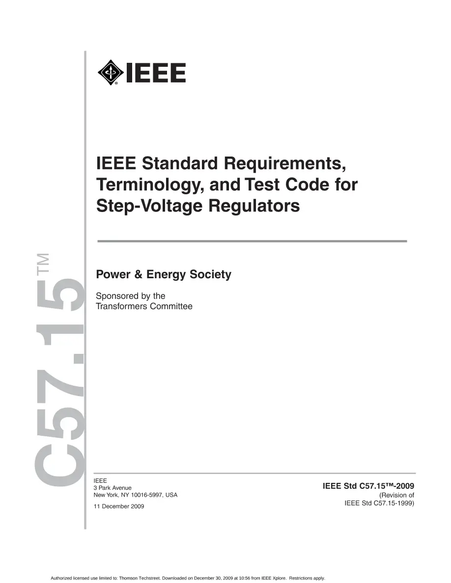 IEEE C57.15-2009 pdf