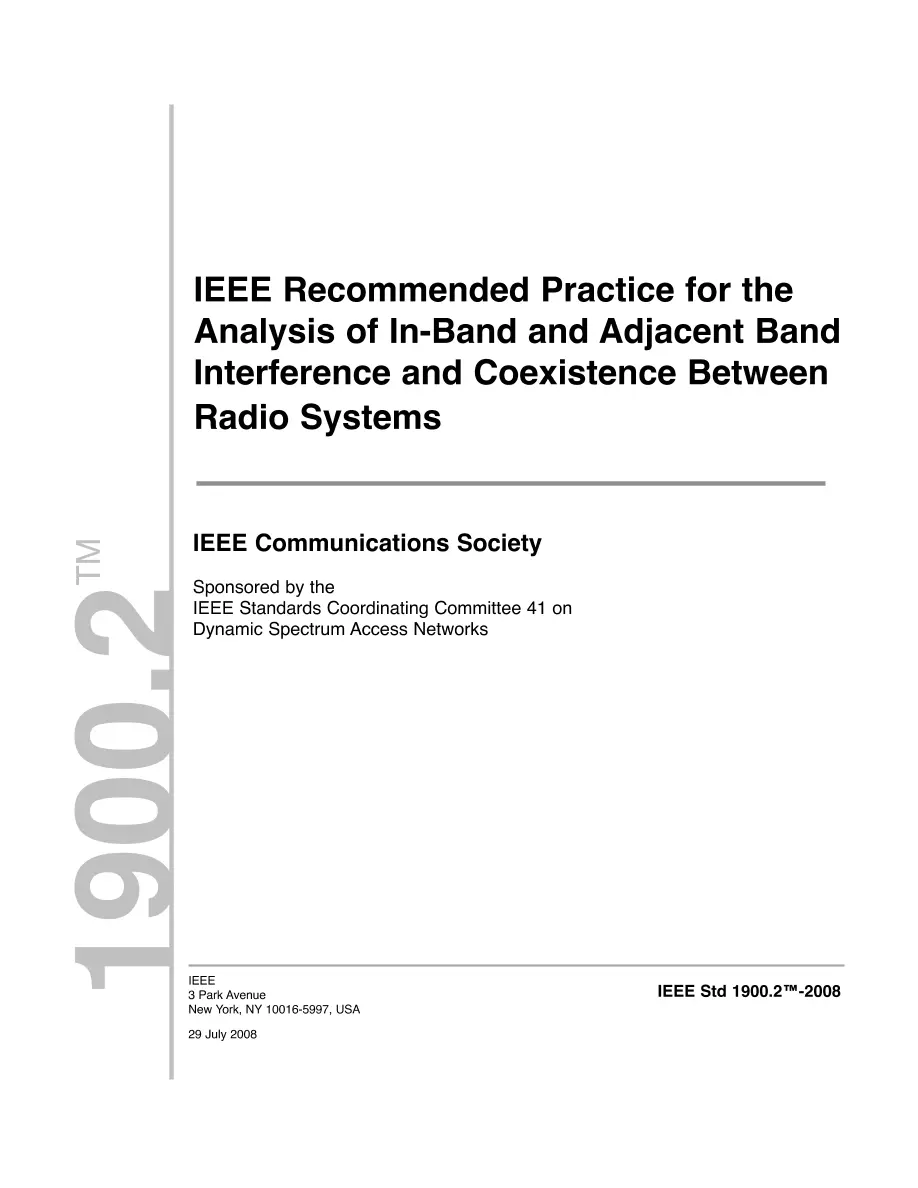 IEEE 1900.2-2008 pdf