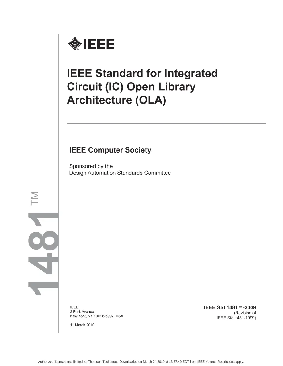 IEEE 1481-2009 pdf