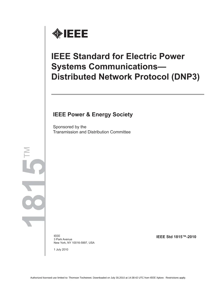 IEEE 1815-2010 pdf