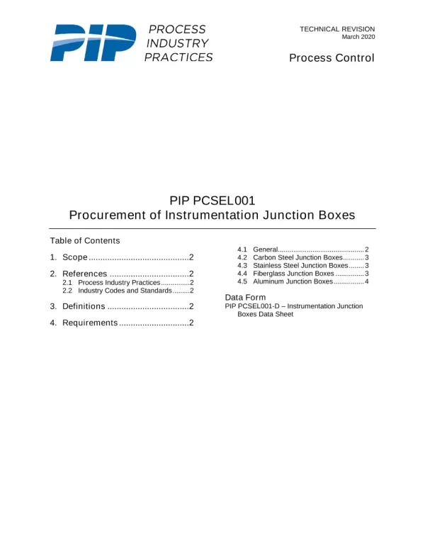 PIP PCSEL001 pdf