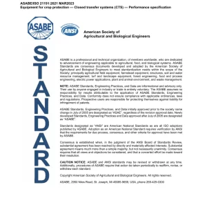 ASAE/ASABE ISO 21191:2021 pdf