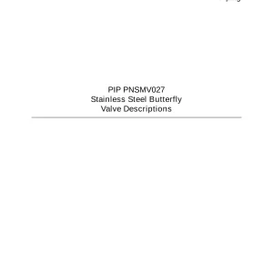 PIP PNSMV027 pdf