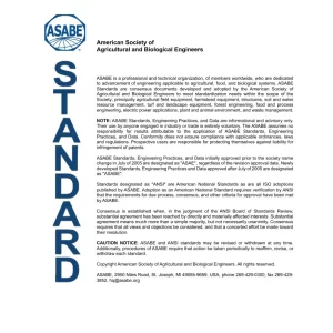 ASAE/ASABE S341.5 (R2022) pdf