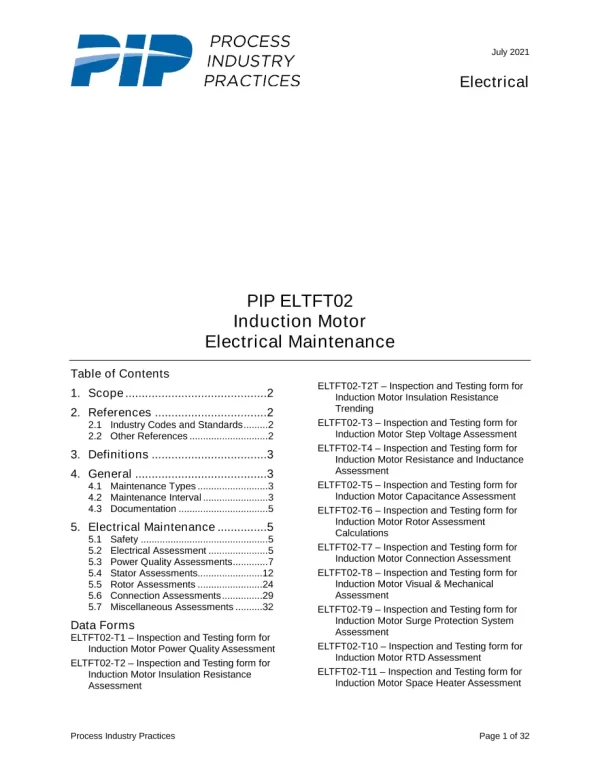 PIP ELTFT02 pdf