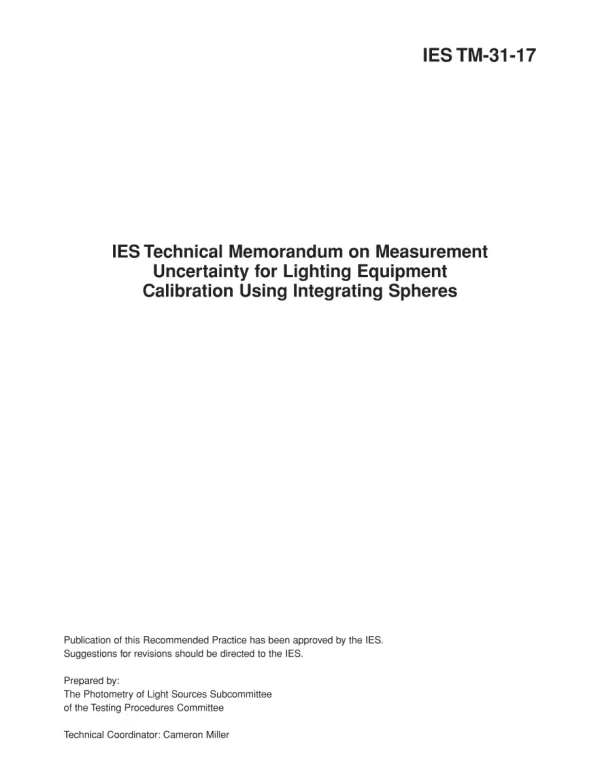 IES TM-31-17 pdf