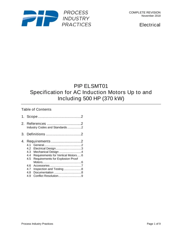 PIP ELSMT01 pdf