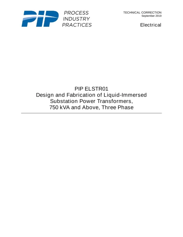 PIP ELSTR01 pdf