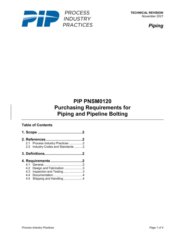 PIP PNSM0120 pdf