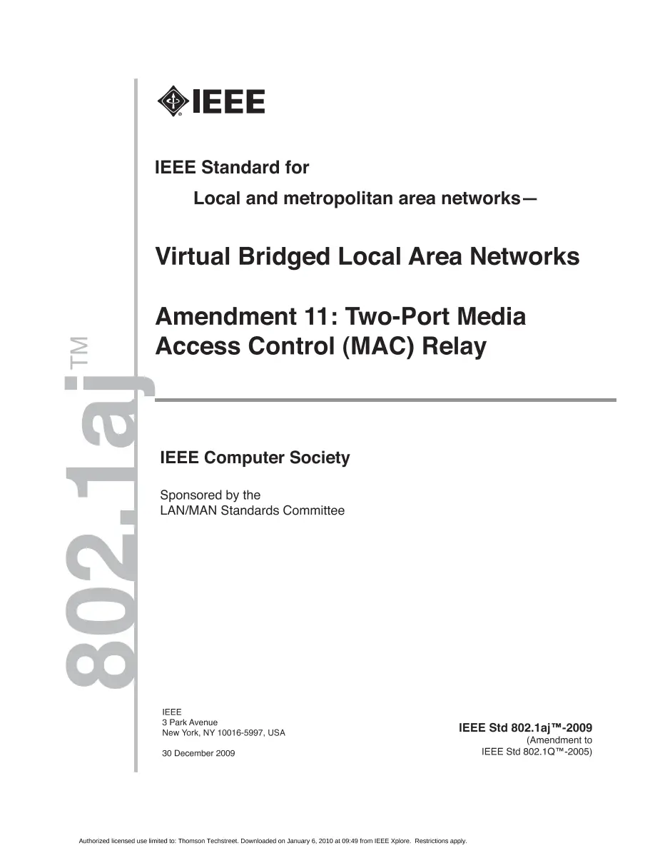 IEEE 802.1aj-2009 pdf