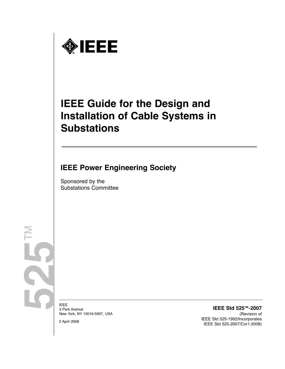 IEEE 525-2007 pdf