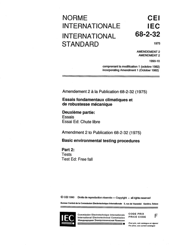 IEC 60068-2-32 Amd.2 Ed. 2.0 b:1990 pdf